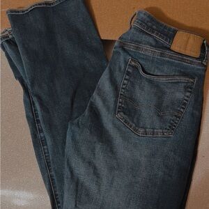 American Eagle Outfitters Dark Blue Straight Jeans